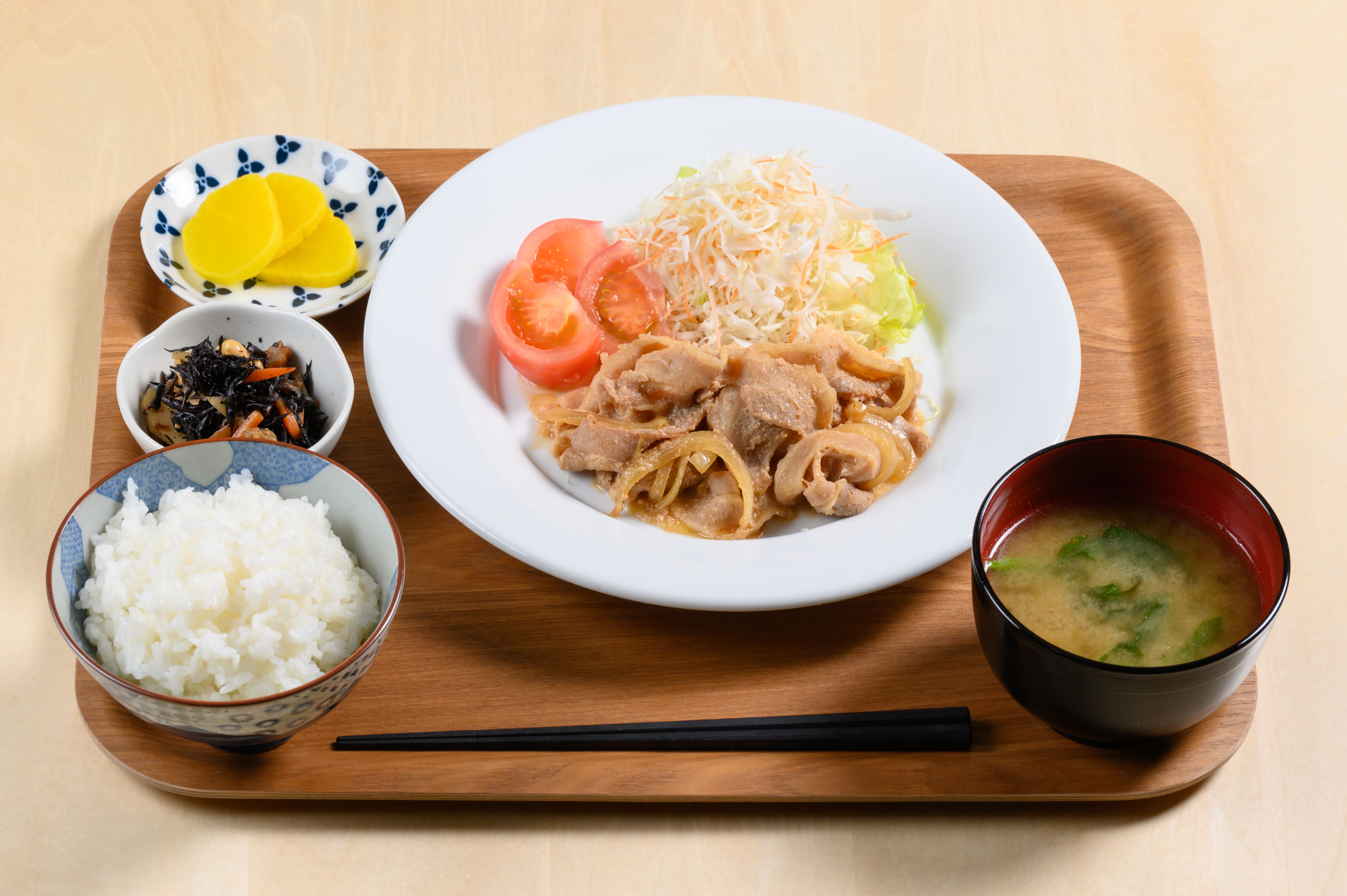 士別の旅館の夕食