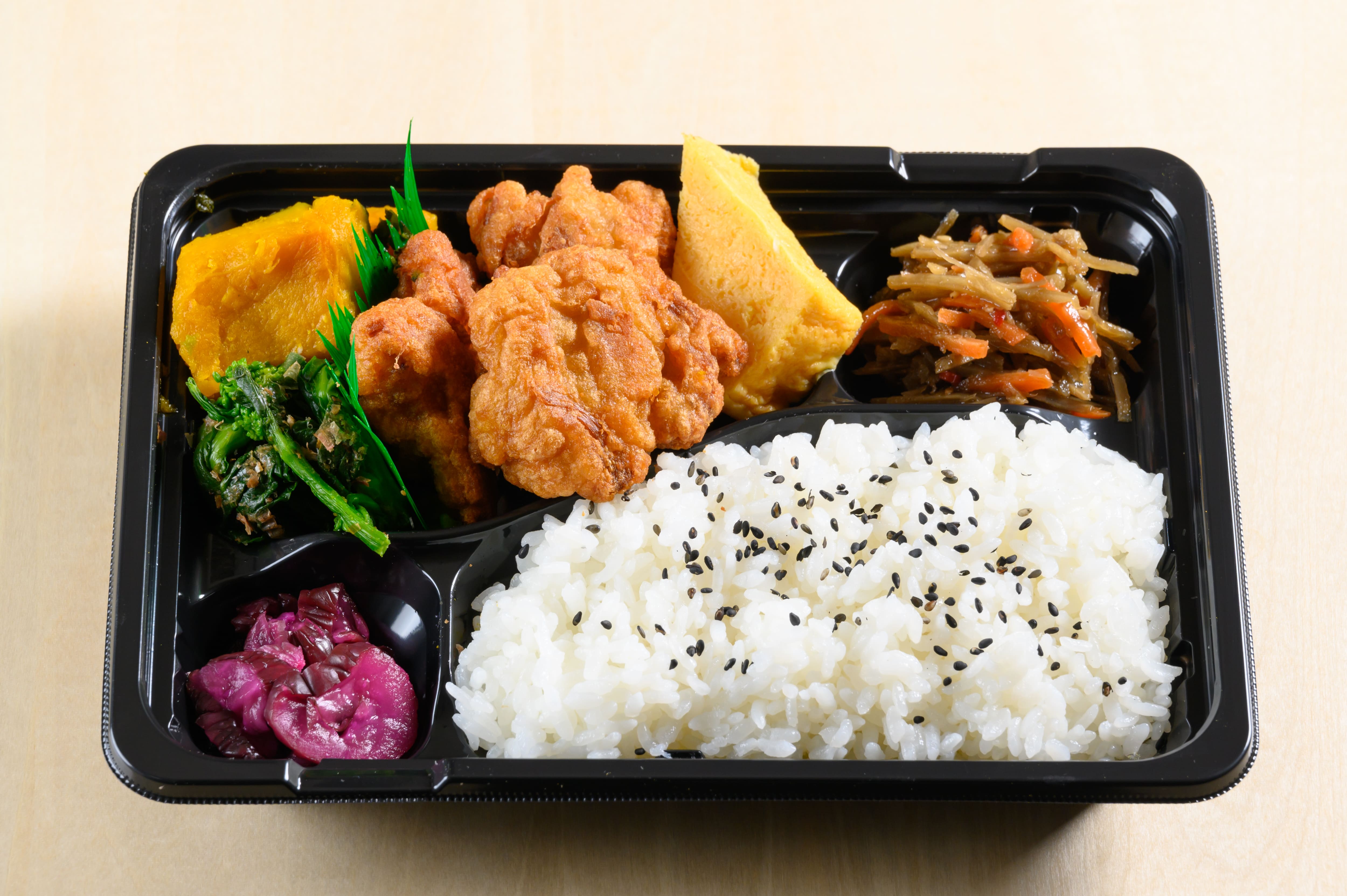 士別の旅館のお弁当